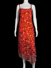 Load image into Gallery viewer, 1990's Deadstock Geometric Chiffon Slip Dress - Size L