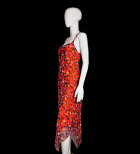 Load image into Gallery viewer, 1990's Deadstock Geometric Chiffon Slip Dress - Size L