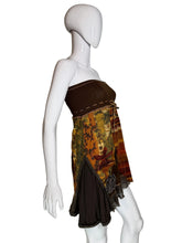 Load image into Gallery viewer, Mannequin wearing a brown strapless top on a plain background