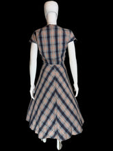Load image into Gallery viewer, Plaid dress on a mannequin against a plain background