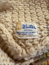 Load image into Gallery viewer, 1970's Chevron Fringy Knit Poncho - One Size Fits Most