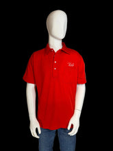 Load image into Gallery viewer, Mannequin wearing a red shirt on a white background
