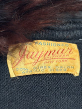 Load image into Gallery viewer, 1950's Fur Trimmed Cardigan Size S