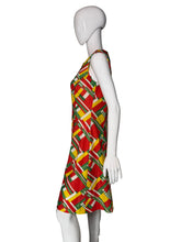 Load image into Gallery viewer, Mannequin wearing a colorful patterned dress