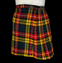Load image into Gallery viewer, Plaid skirt worn by a mannequin on a plain background