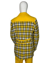 Load image into Gallery viewer, Back view of a mannequin wearing a yellow Suit