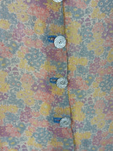 Load image into Gallery viewer, 1920’s Floral Drop Waist Garden Party Dress Size S/M