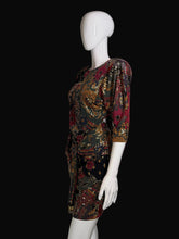 Load image into Gallery viewer, Mannequin wearing a patterned outfit on a white background