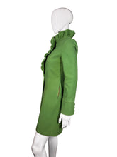 Load image into Gallery viewer, Green dress on a mannequin against a plain wall.