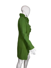 Load image into Gallery viewer, Green coat displayed on a mannequin against a plain background