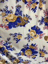 Load image into Gallery viewer, 1970's Prairie Style Floral Maxi Dress Size M
