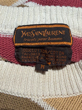 Load image into Gallery viewer, 1980's YSL Striped Cotton Sweater Size M