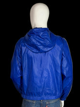 Load image into Gallery viewer, Blue jacket on a mannequin against a white background