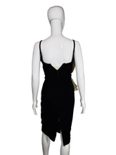 Load image into Gallery viewer, Mannequin wearing a black dress on a white background