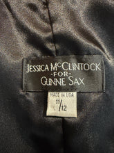 Load image into Gallery viewer, 1990's Strapless Black Lace Jessica McClintock Prom Dress Size M