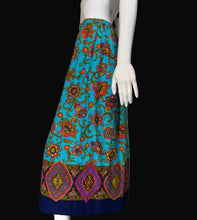 Load image into Gallery viewer, Colorful patterned skirt on a mannequin against a plain background