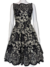 Load image into Gallery viewer, Black lace dress on a mannequin