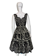 Load image into Gallery viewer, Black lace dress on a mannequin