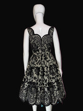 Load image into Gallery viewer, Black lace dress on a mannequin