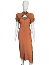 Load image into Gallery viewer, Orange dress on a mannequin