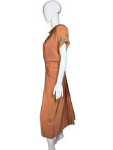 Load image into Gallery viewer, Orange dress on a mannequin