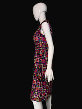 Load image into Gallery viewer, 1960's French Silk Twill Checkered Day Dress - Size M
