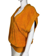 Load image into Gallery viewer, 1970's Designer Gianfranco Ferre Terrycloth Sweater Vest - Size L