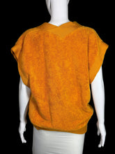 Load image into Gallery viewer, 1970's Designer Gianfranco Ferre Terrycloth Sweater Vest - Size L