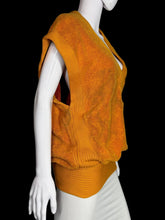 Load image into Gallery viewer, 1970's Designer Gianfranco Ferre Terrycloth Sweater Vest - Size L
