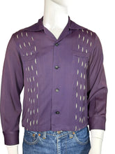 Load image into Gallery viewer, Purple jacket with cut-out design on a mannequin against a white background