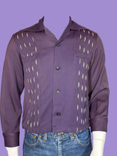 Load image into Gallery viewer, Purple jacket with cut-out design on a mannequin against a white background