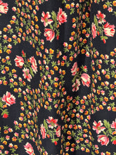 Load image into Gallery viewer, 1970s Mr. Hank Prairie Dress – Velvet & Lace Trim – Size S/M