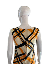 Load image into Gallery viewer, 1960's Plaid Day Dress Size S