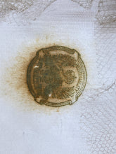 Load image into Gallery viewer, 1920's Straw Boater Skimmer Hat Size 7