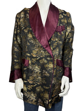 Load image into Gallery viewer, 1950's Japanese Silk Brocade Smoking Jacket - Size L