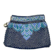 Load image into Gallery viewer, 1930's Art Deco Enameled Metal Mesh Purse