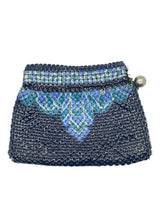 Load image into Gallery viewer, 1930's Art Deco Enameled Metal Mesh Purse