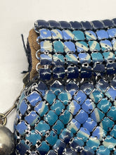 Load image into Gallery viewer, 1930's Art Deco Enameled Metal Mesh Purse