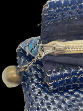 Load image into Gallery viewer, 1930s Art Deco Enameled Mesh Purse – Whiting & Davis Style