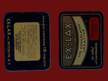 Load image into Gallery viewer, 1930’s Ex-Lax Chocolate Laxative Brooklyn NY Advertising Tin
