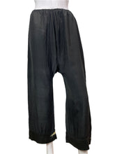 Load image into Gallery viewer, 1920's Embroidered Silk Pajama Set Size M