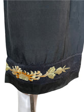 Load image into Gallery viewer, 1920's Embroidered Silk Pajama Set Size M