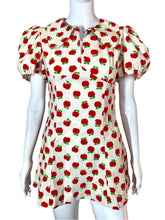 Load image into Gallery viewer, 1970's Apple Print Mini Dress Size S