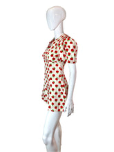 Load image into Gallery viewer, 1970's Apple Print Mini Dress Size S