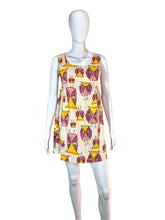 Load image into Gallery viewer, 1970's Owl Print Mini Dress Size S