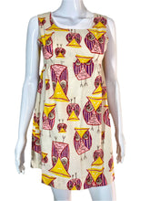 Load image into Gallery viewer, 1970's Owl Print Mini Dress Size S