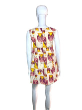 Load image into Gallery viewer, 1970's Owl Print Mini Dress Size S