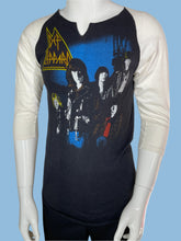 Load image into Gallery viewer, 1980s Def Leppard Rock Brigade Raglan Tee – Size S