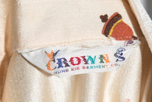 Load image into Gallery viewer, 1970's Cream Poly Disco Shirt - Size M