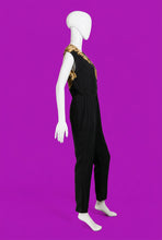 Load image into Gallery viewer, 1970s On The Rocks Leopard Print Jumpsuit – Size M
